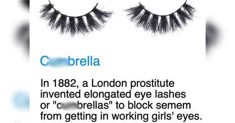 funny fake eyelashes meme|were eyelashes called cumbrellas.